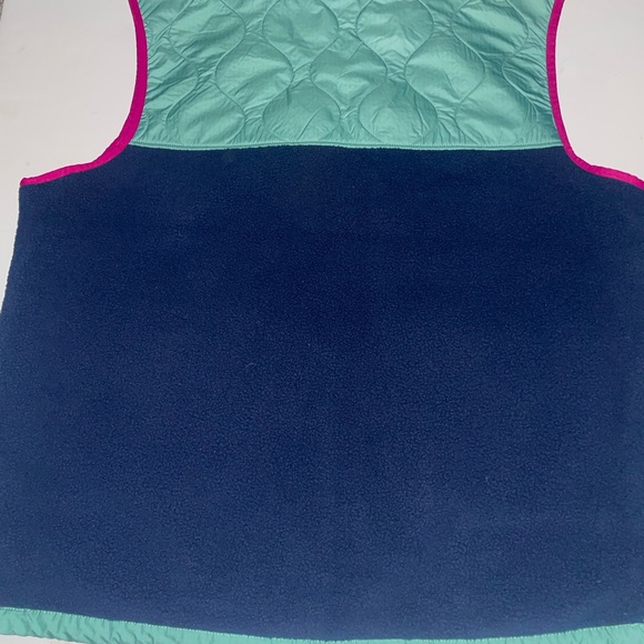 NWT Men's The North Face Royal Arch Full Zip Fleece Vest - Red/Blue - XLarge - Picture 6 of 6